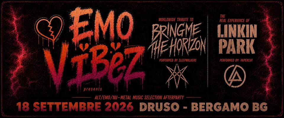 Concerto Papercut 18 Settembre 2026
